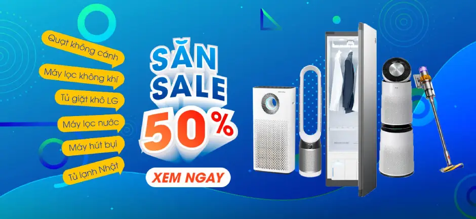 Săn sale mỗi ngày, giảm tới 50%