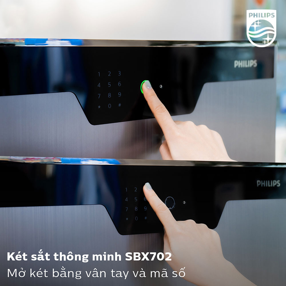 Két sắt vân tay Philips
