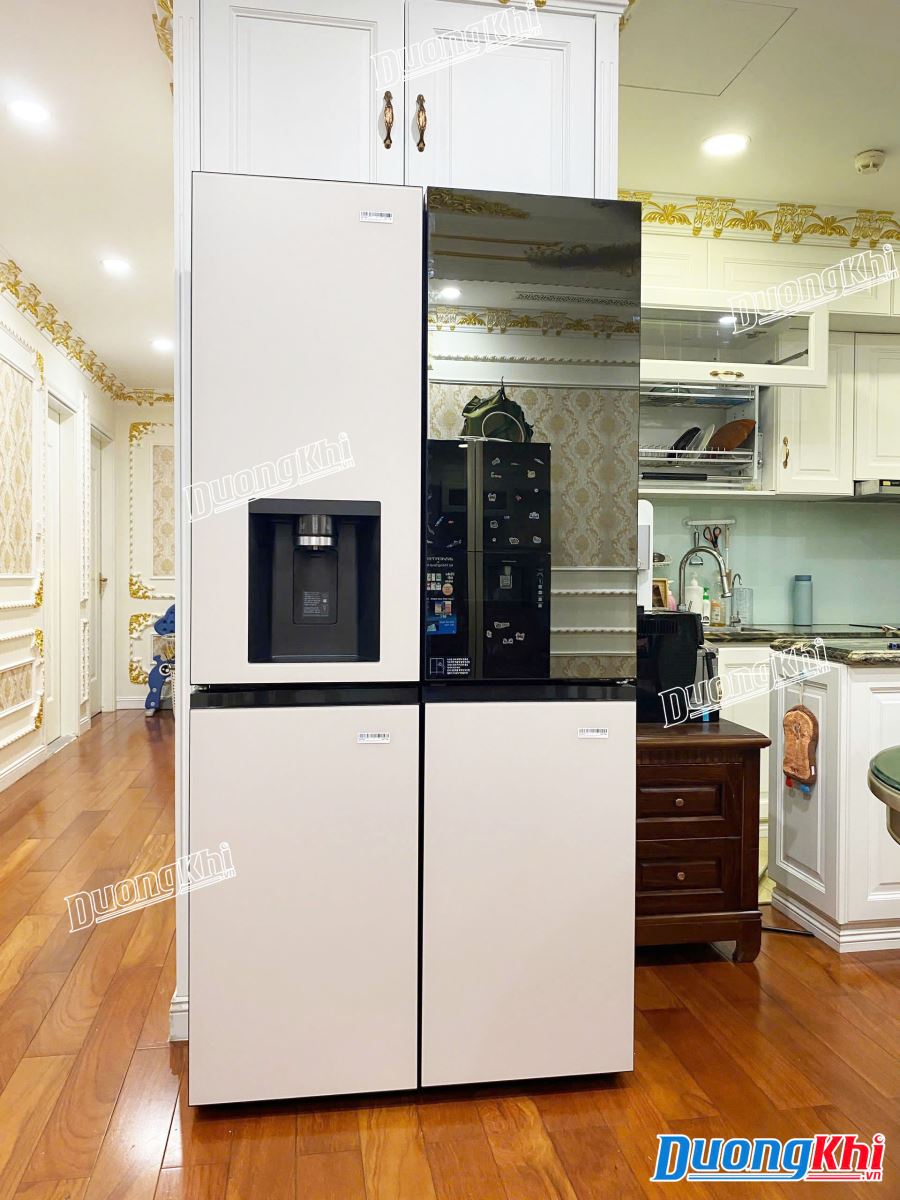 Tủ lạnh LG Dios Side by side màu be 820L 7