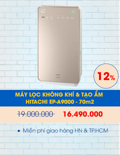 Máy lọc không khí và tạo ẩm Hitachi EP-A9000