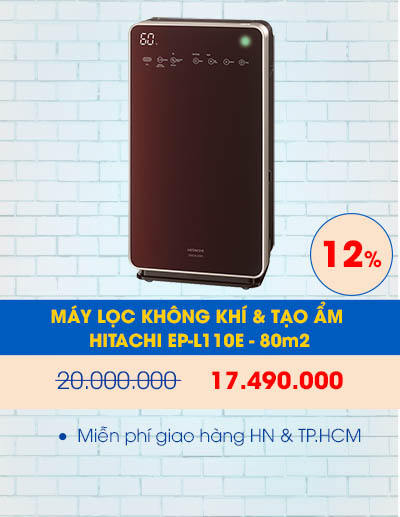 Máy lọc không khí và tạo ẩm Hitachi EP-L110E