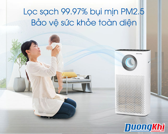đánh giá máy lọc không khí gia đình coway