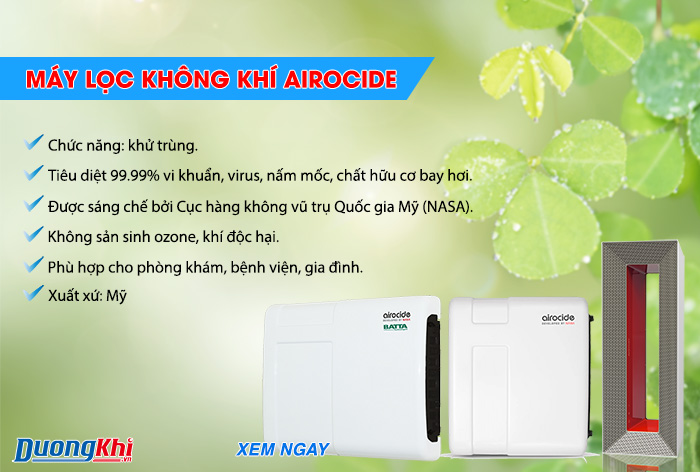máy lọc không khí airocide