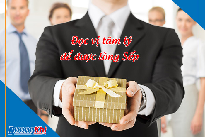 nghệ thuật tặng quà cho Sếp