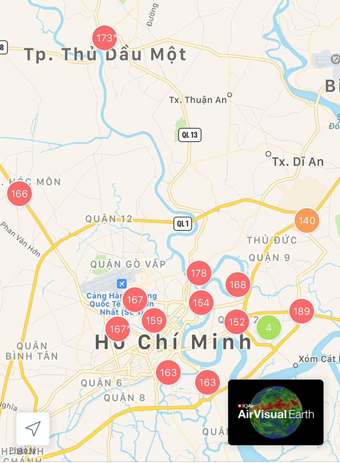 ô nhiễm không khí hà nội vượt ngưỡng báo động