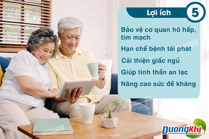 lợi ích của máy lọc không khí với người bệnh