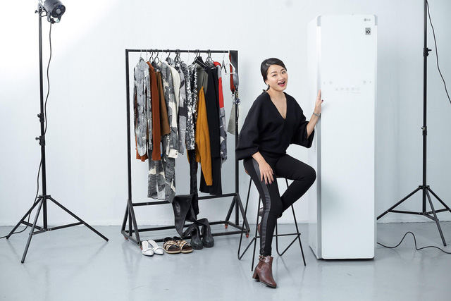 tủ chăm sóc quần áo thông minh lg styler