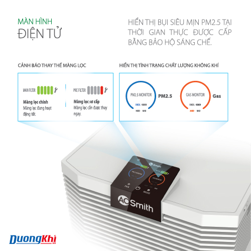 Máy lọc không khí AO Smith KJ500F-B01
