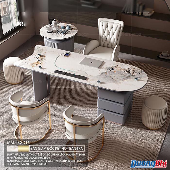 Bàn giám đốc kết hợp bàn trà - BGD16