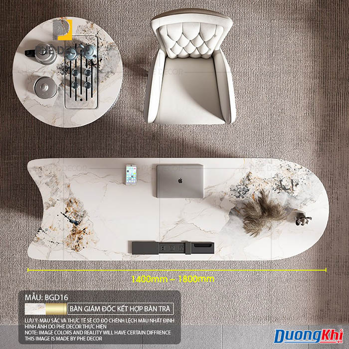 Bàn giám đốc kết hợp bàn trà - BGD16