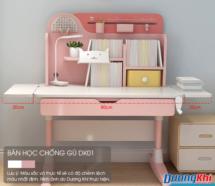 Bàn học chống gù lưng cho bé DK01