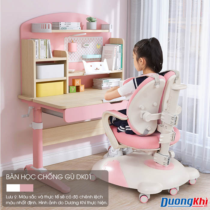 Bàn học chống gù lưng cho bé DK01