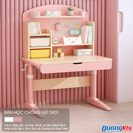 Bàn học chống gù lưng cho bé DK01