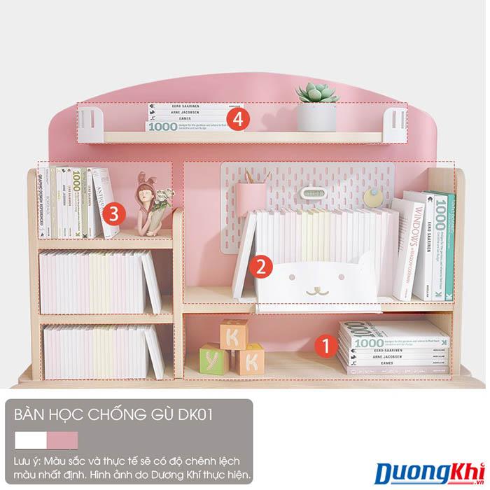 Bàn học chống gù lưng cho bé DK01