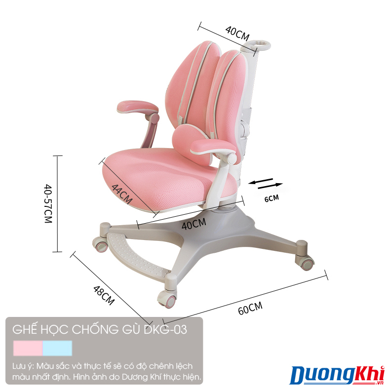 Ghế ngồi học chống gù lưng cho bé DKG-03