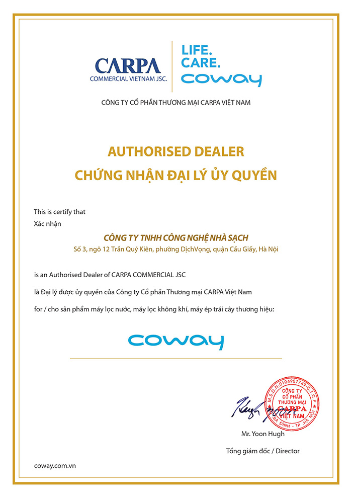 máy lọc không khí coway