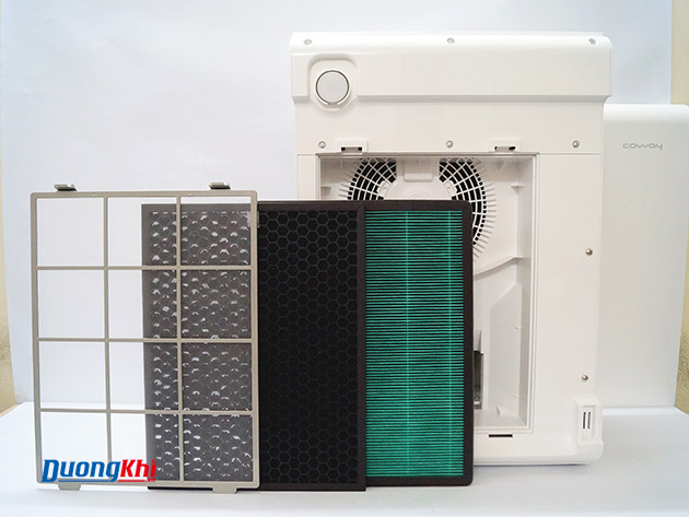 Máy được trang bị 5 bộ lọc loại bỏ 99.97% không khí ô nhiễm