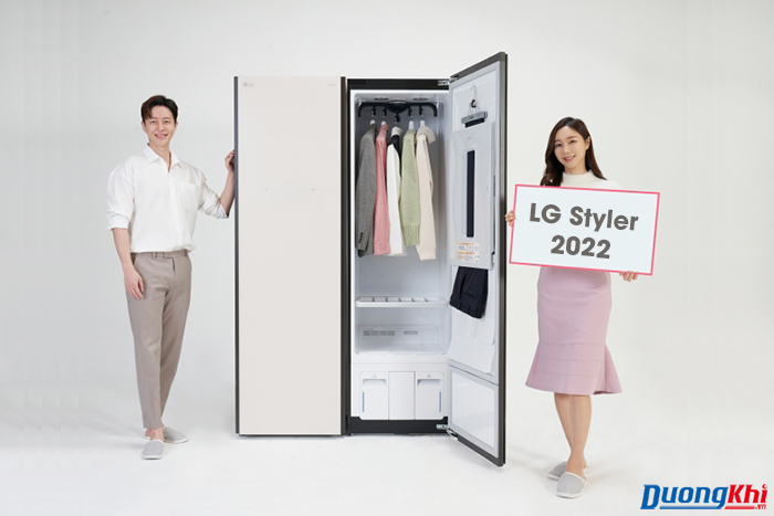 máy giặt hấp sấy LG styler s5bbp màu be