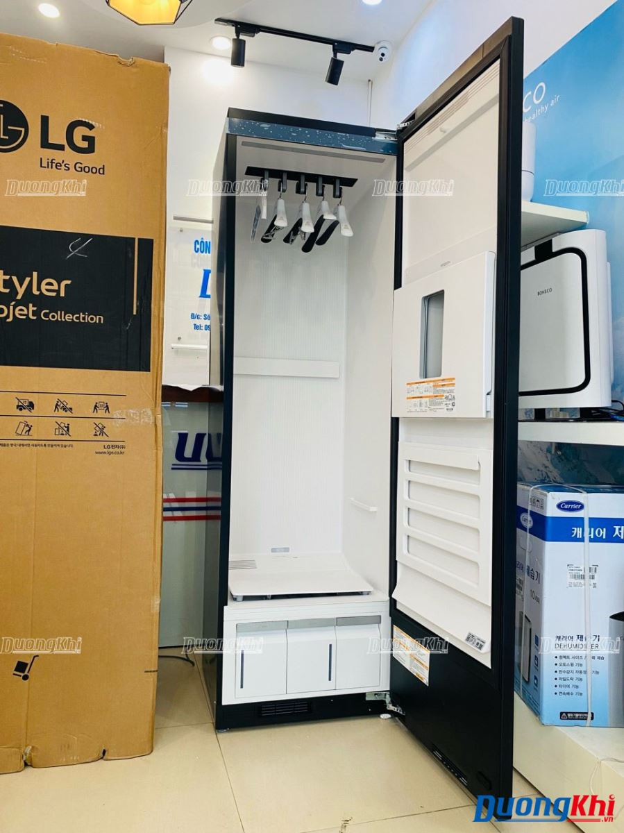 Máy giặt hấp sấy LG Styler SC5MBR80 màu be 6