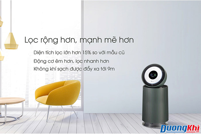 máy lọc không khí lg alpha 1 tầng