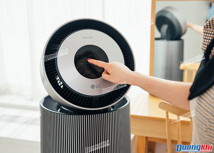 Máy lọc không khí LG Puricare Alpha AS351NGFA 2021 2 tầng