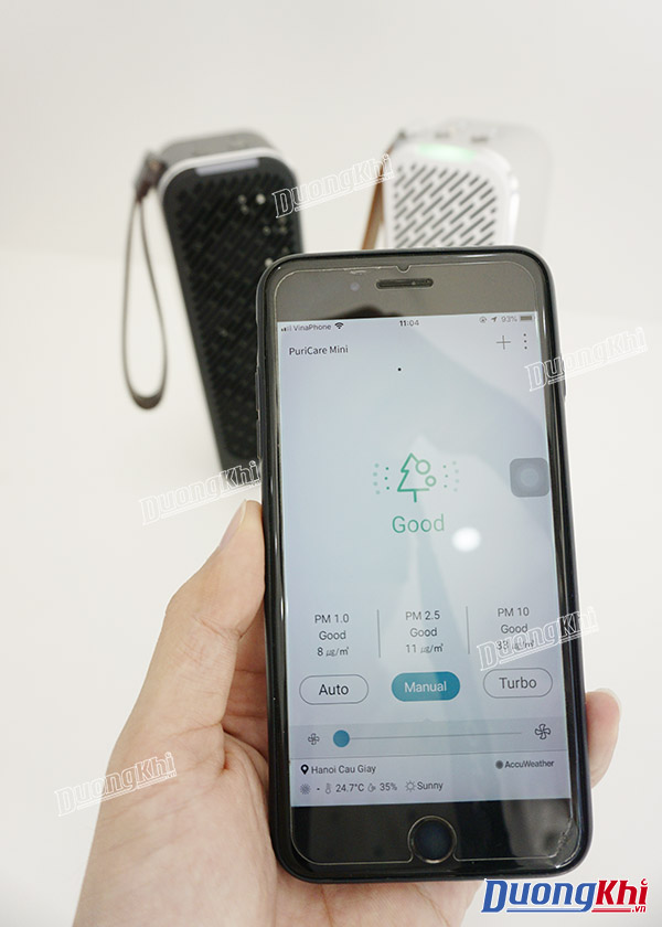 Máy lọc không khí trên ô tô LG Puricare mini AP151MWA1