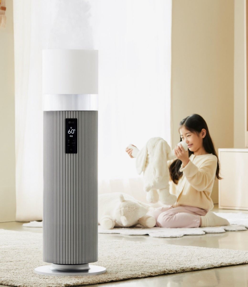 tháp lọc không khí tạo ẩm LG PuriCare Object Collection 