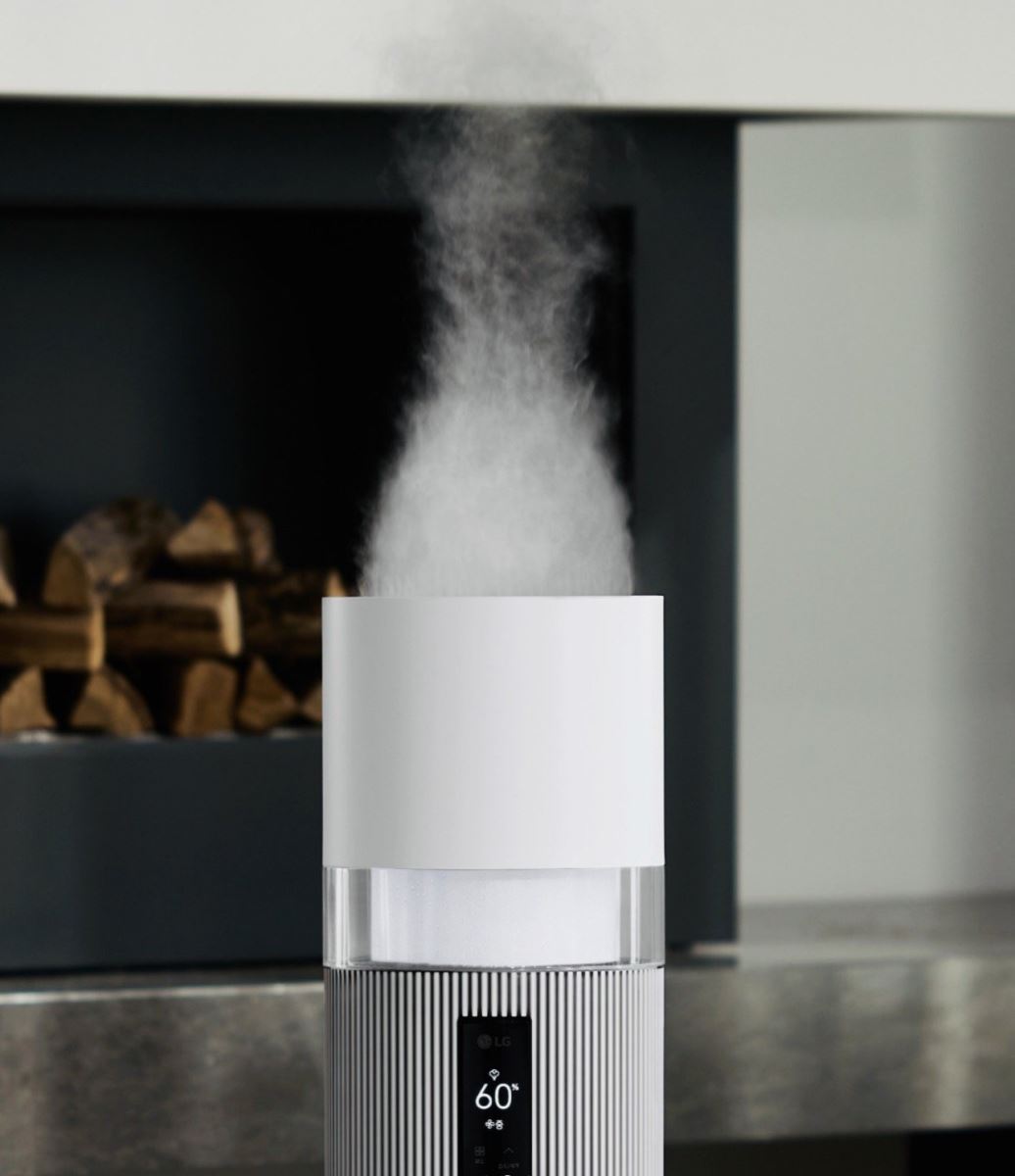 tháp lọc không khí tạo ẩm LG PuriCare Object Collection 