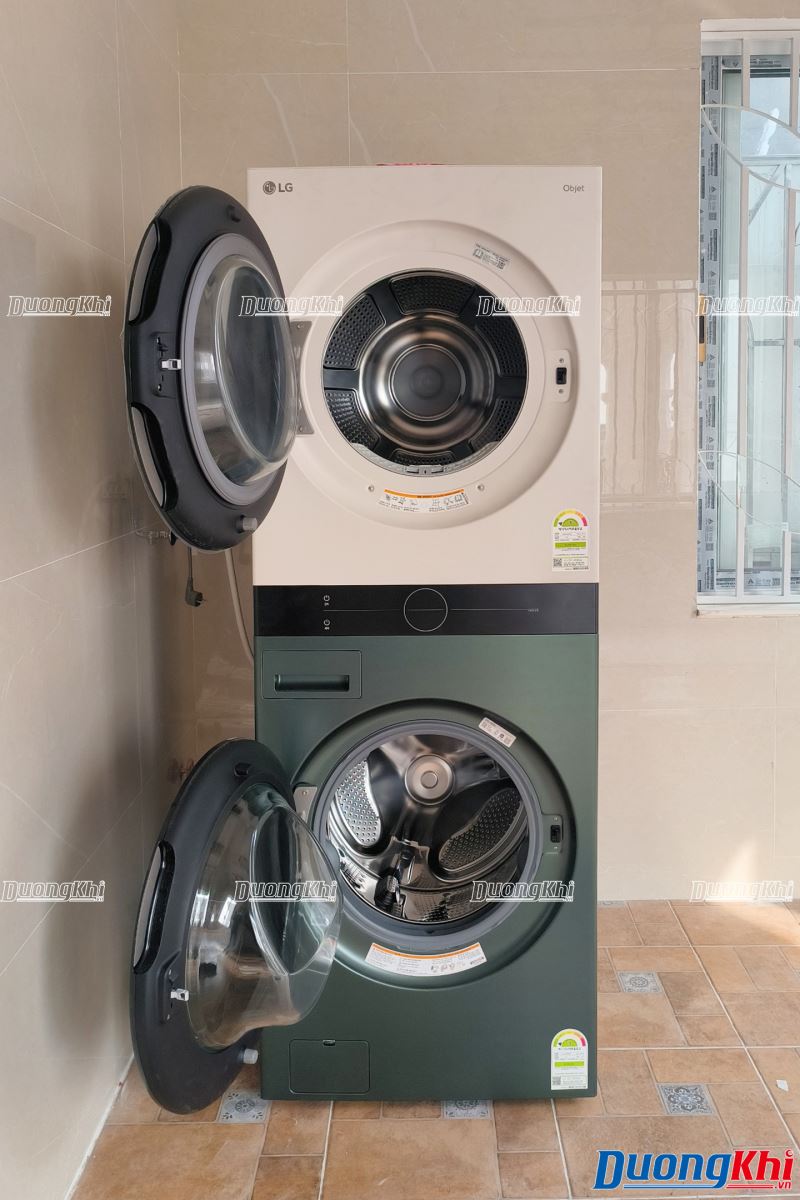 tháp giặt đôi LG WashTower FL25EJU/RL21GJU