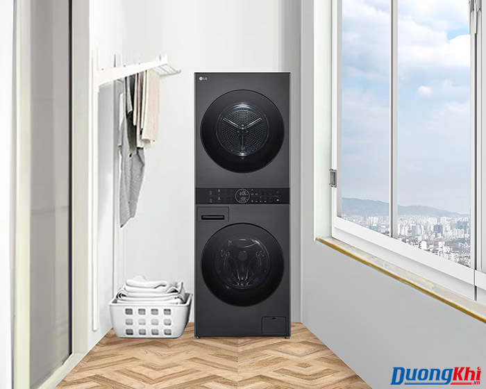 Tháp giặt sấy LG WashTower WT1410NHB chính hãng