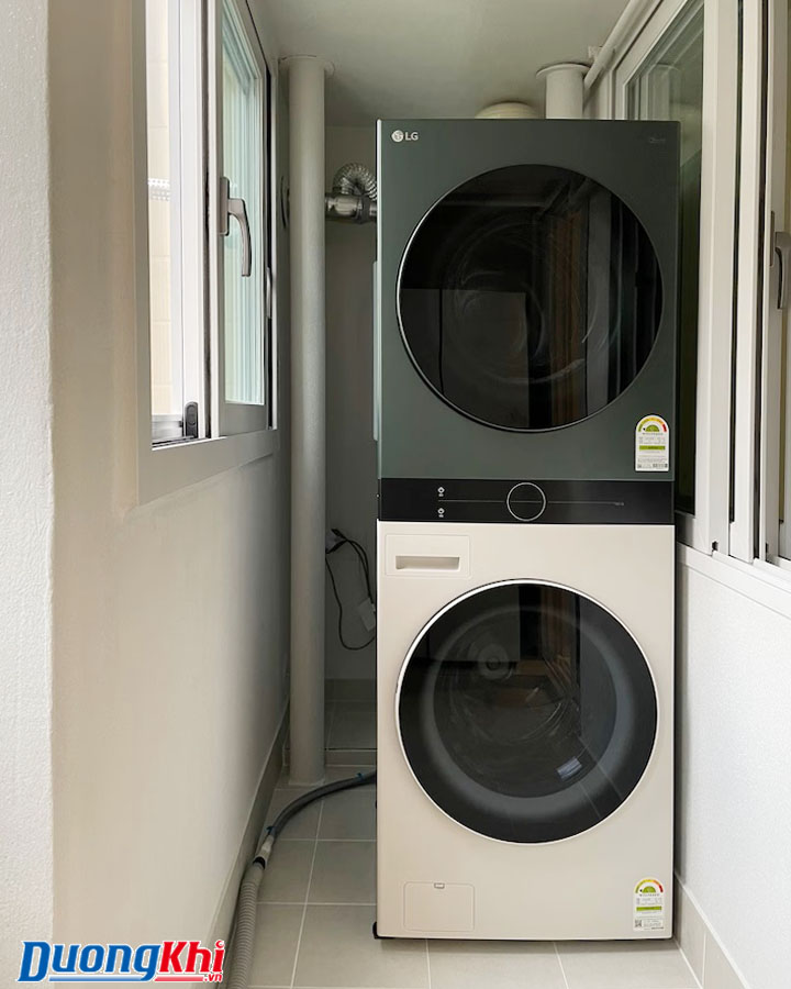 Tháp giặt sấy LG Washtower WT2116SHEG 