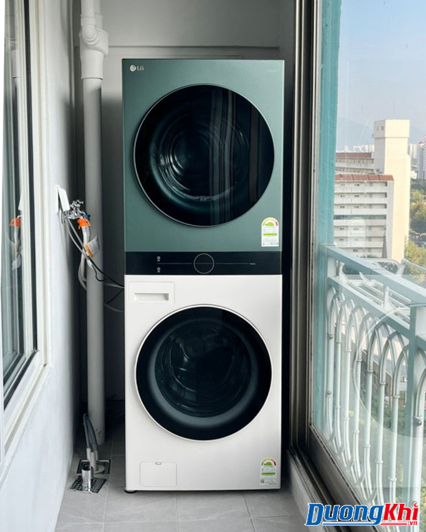 Tháp giặt sấy LG Washtower WT2116SHEG 