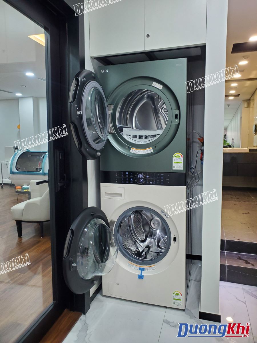 Tháp giặt sấy LG Washtower FL25EJU/RL21GJU 25kg+21kg  2