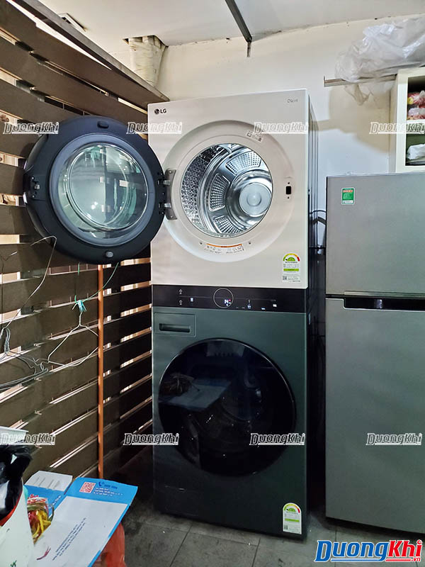 Tháp giặt sấy LG Washtower FL25EJU/RL21GJU 25kg+21kg  4