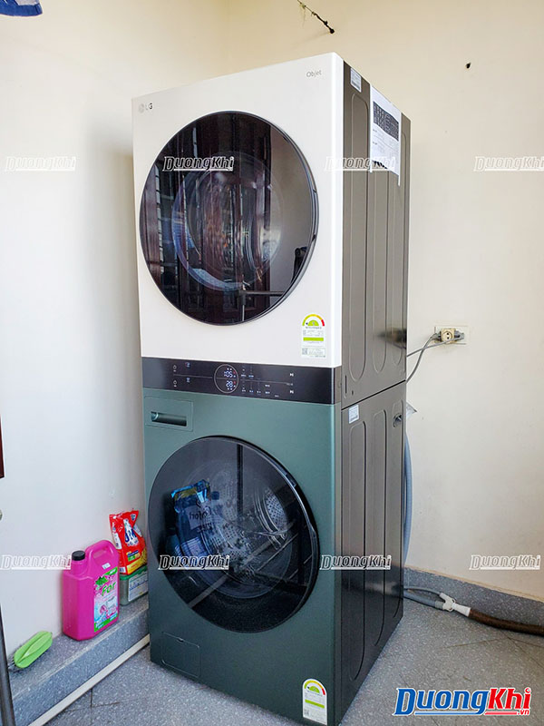 Tháp giặt sấy LG Washtower FL25EJU/RL21GJU 25kg+21kg  6