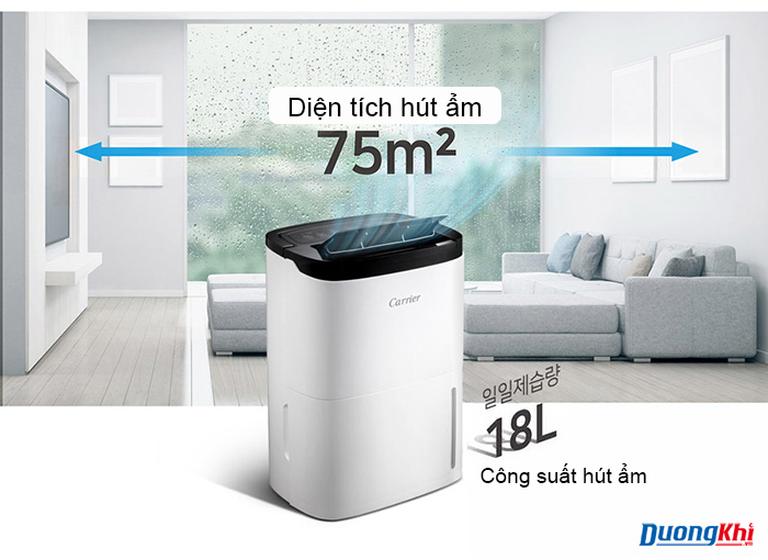 Máy hút ẩm Carrier CDHM-C018LRPW