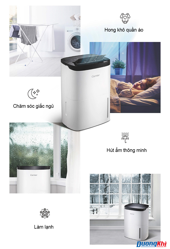Máy hút ẩm Carrier 18 Lit