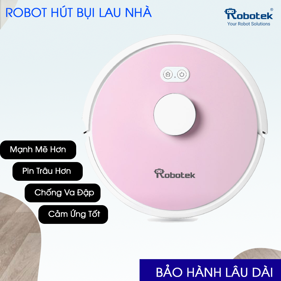 Robot hút bụi lau nhà Robotek W750