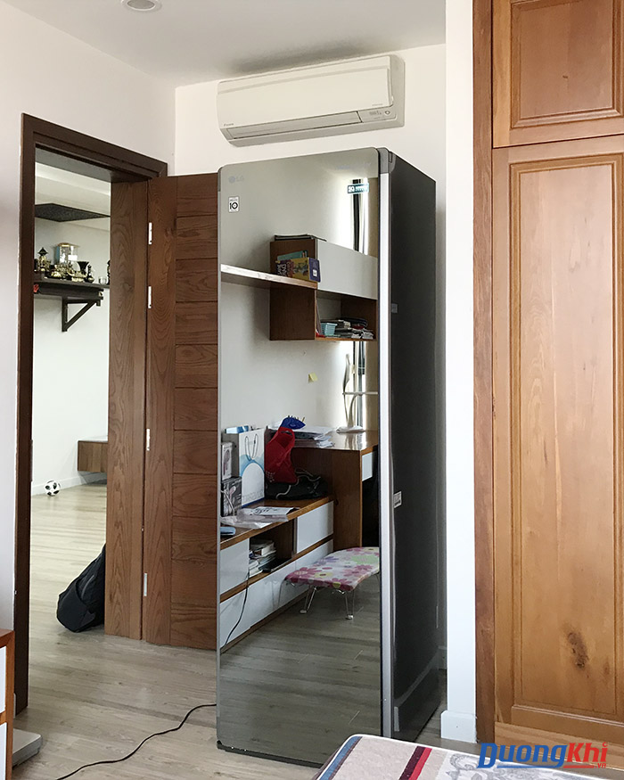 tủ giặt sấy lg