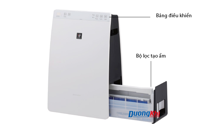 Máy lọc không khí và tạo ẩm Sharp KC-F30EV-W