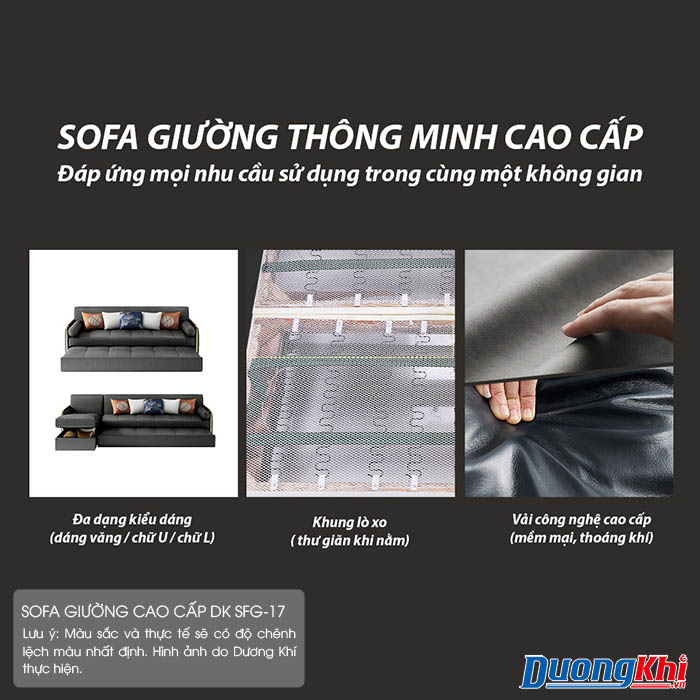 Sofa giường thông minh DK SFG-17