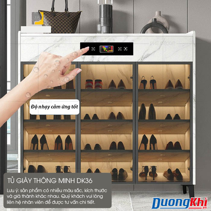 Tủ giày thông minh khử mùi, khử khuẩn DK36