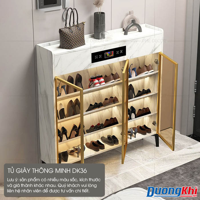 Tủ giày thông minh khử mùi, khử khuẩn DK36