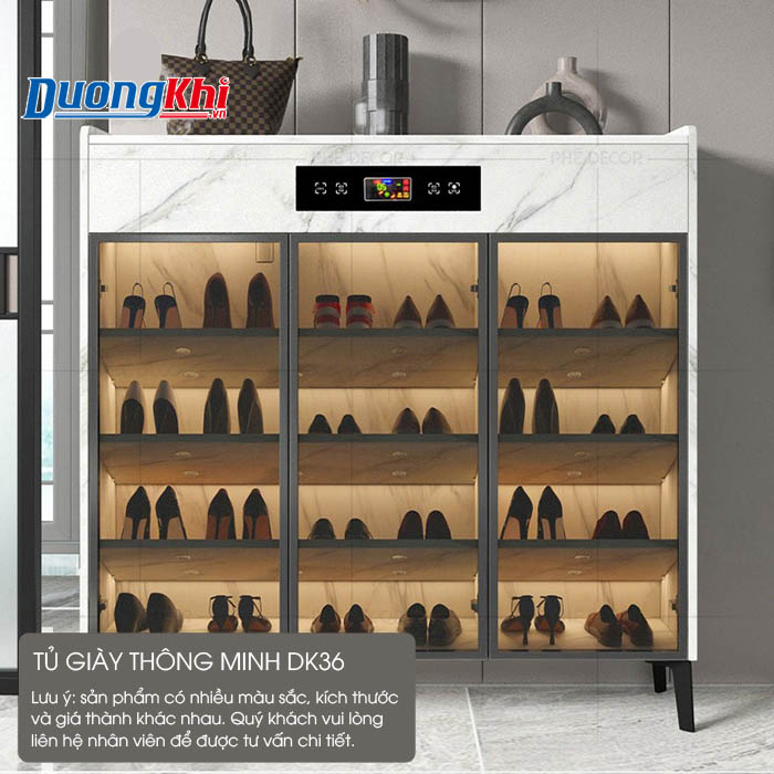 Tủ giày thông minh khử mùi, khử khuẩn DK36