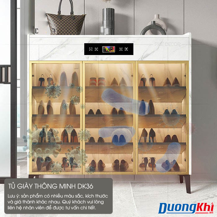 Tủ giày thông minh khử mùi, khử khuẩn DK36