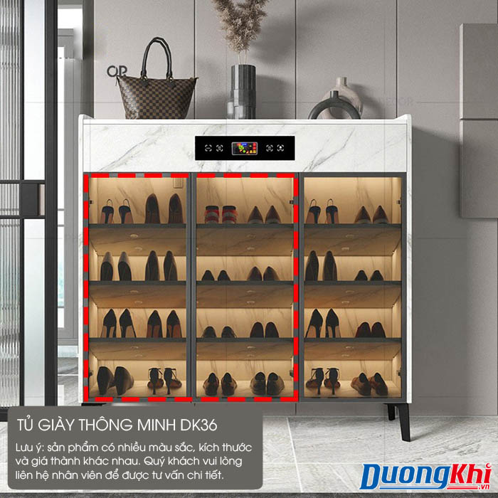 Tủ giày thông minh khử mùi, khử khuẩn DK36