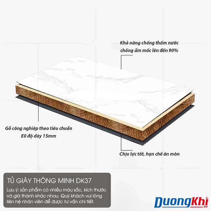 Tủ giày thông minh khử mùi, khử khuẩn DK37