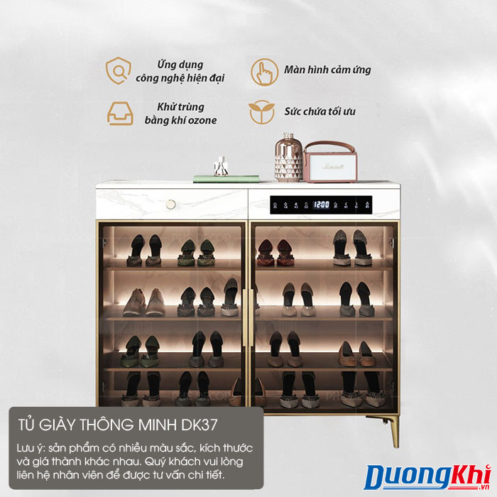 tủ giày thông minh khử mùi DK37