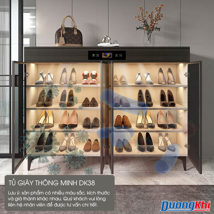 Tủ giày thông minh khử mùi, khử khuẩn DK38