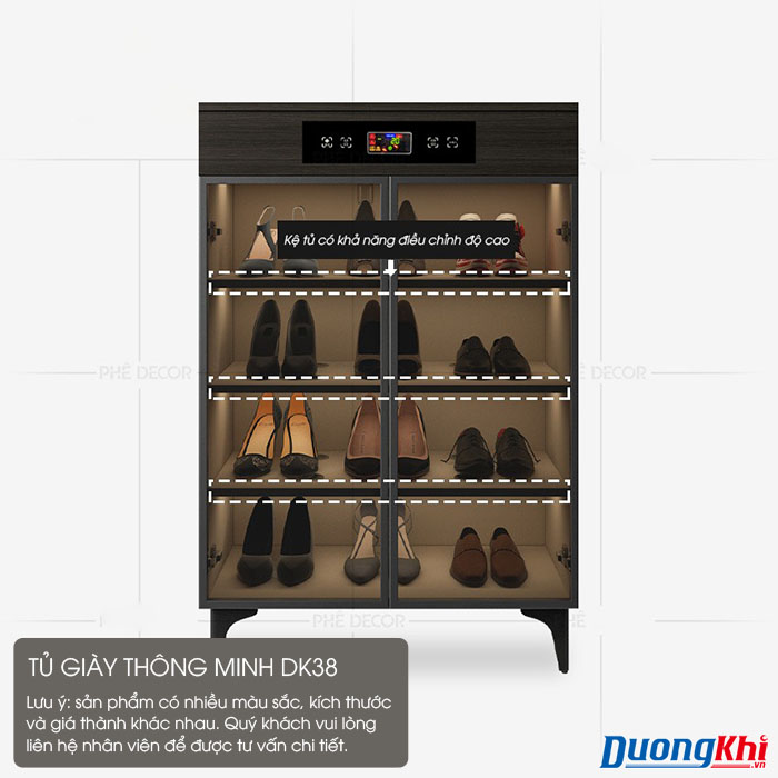 Tủ giày thông minh khử mùi, khử khuẩn DK38